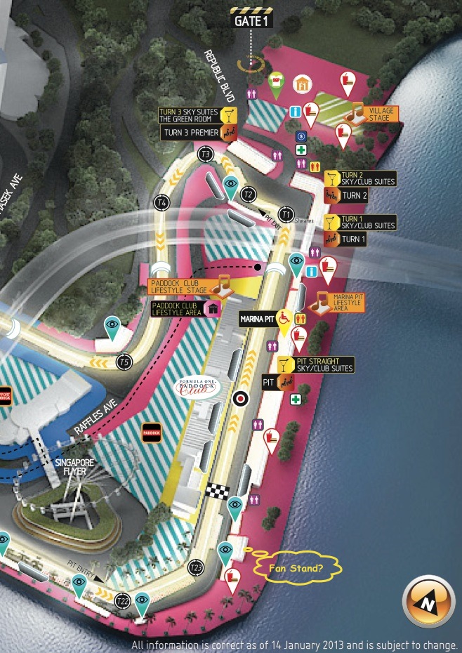 Circuit Map 2013 Zone 1